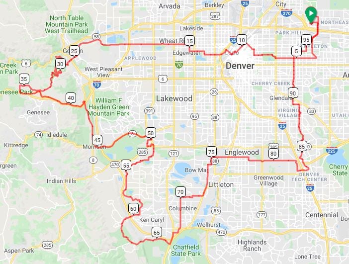 100 Mile - Denver Century Ride